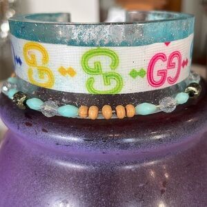 💋Clear Lucite handcrafted designer inspired details inside & out